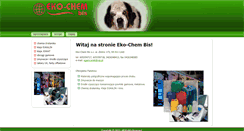 Desktop Screenshot of ekochembis.pl
